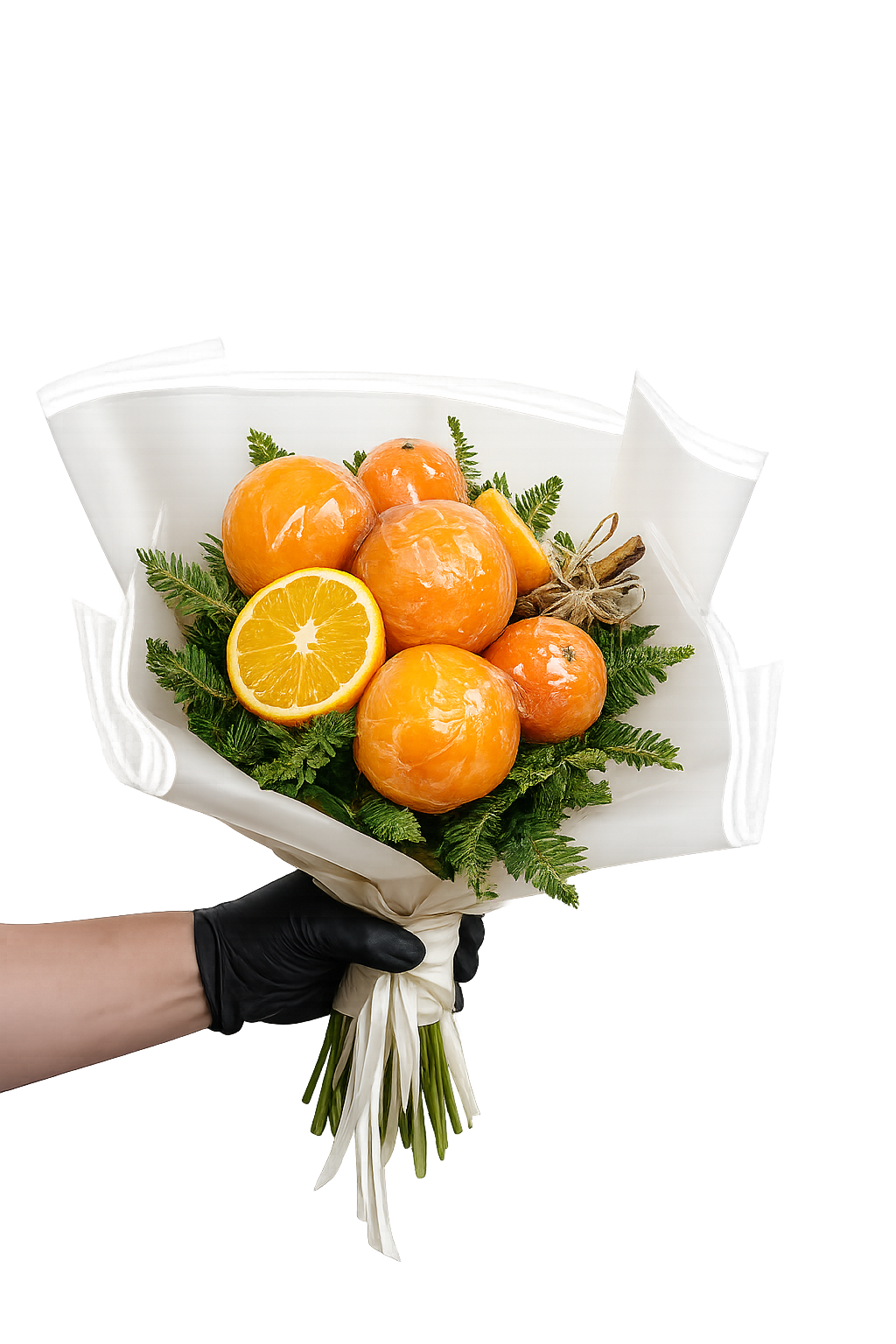 Bouquet de Mandarinas y Rosas